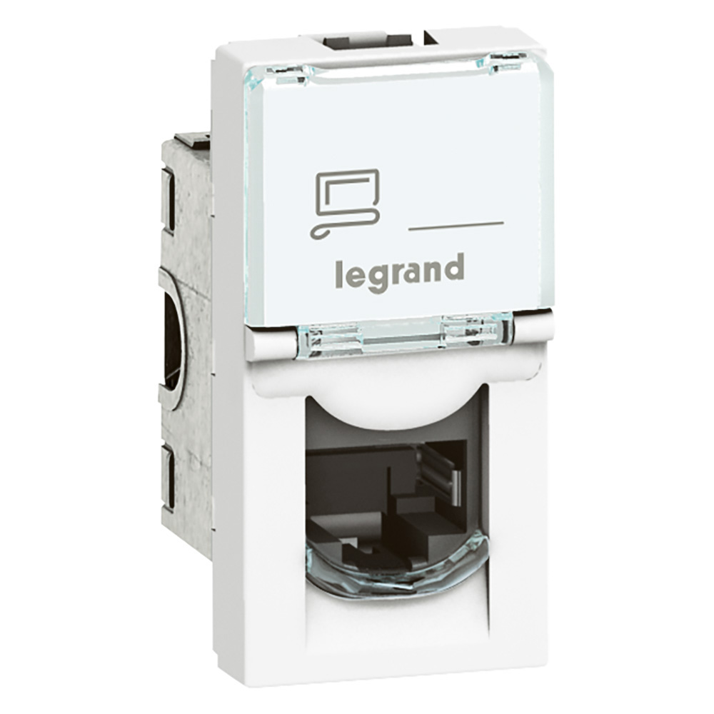 RJ45 lizdas Mosaic FTP 6 Legrand 076562 (white) RJ45 lizdas Mosaic FTP 6 Legrand 076562 (white)