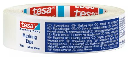 Apsauginė dažymo juosta TESA (balta) 50m x 38mm 04325-00003-01