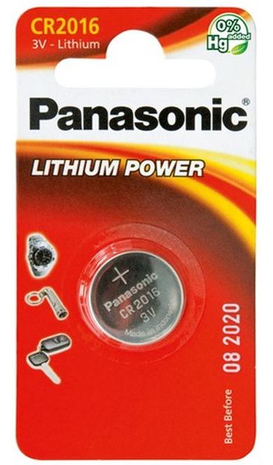Baterija Panasonic Lithium CR2016 (2 vnt.)